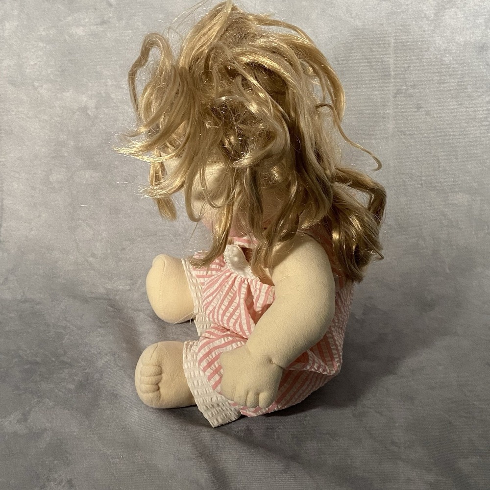 Vintage 1985 Mattel My Child Doll W/ Strawberry Blonde Hair & Aqua Green Eyes - Picture 2 of 10